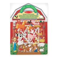 Melissa & Doug Puffy Klistremerker - Bondegård - 1 stk.