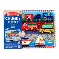 Melissa and Doug Puslespill - Køretøy - 1 stk.