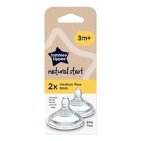 Tommee Tippee Natural Start Medium Flow Flasketut (+3 mnd.) - 2 stk.