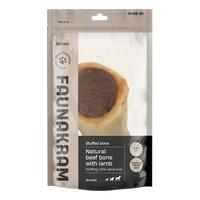 Faunakram Natural Beef Bone stuffed with 92% Lamb Liver - 200 g.