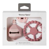 Tommee Tippee Silicone Comfort Gaveeske i Rosa - 1 sett