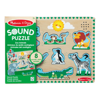 Melissa and Doug Zoo Dyrelyd Puslespill - 1 stk.