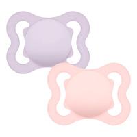 MAM Air Silicone Rosa 0-6 mnd. - 2 stk.