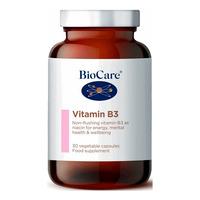 Biocare Vitamin B3 (Nikotinamid) 100mg, 30 Vegkapsler - 1 stk.