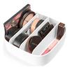 Gillian Jones Makeup Organiser med 4 rom - Hvit - 1 stk.