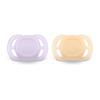 Philips Avent Soother Ultra Start 0-2 m - lilla, gul - 2 stk.
