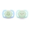 Philips Avent Soother Ultra Start Nighttime 0-2 m - blå, turkis - 2 stk.