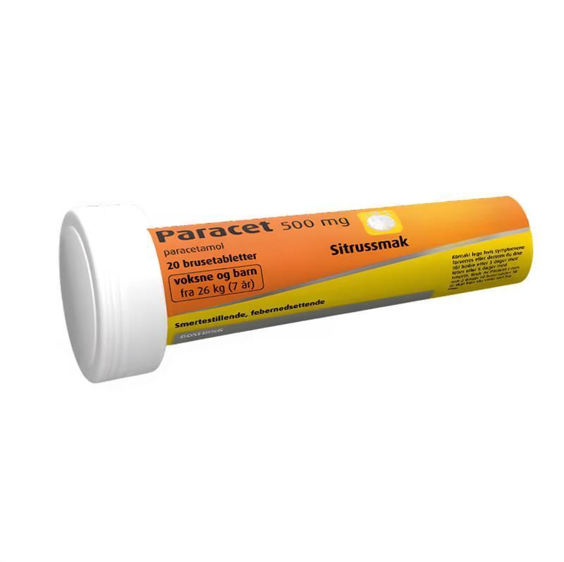 Kj p Paracet 500 Mg Brusetabletter 20 Stk Hos Med24 no Kj p Paracet 500 Mg Brusetabletter 20 Stk Hos Med24 no