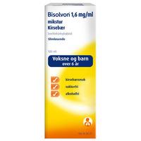 Bisolvon mikstur 1,6 mg/ml kirsebær - 100 ml.