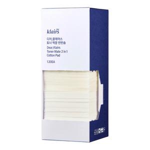 Klairs Toner Mate 2 in 1 Cotton Pad - 120 stk.