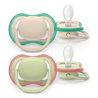 Philips Avent Smokk ultra air 6-18 m - hvit, grøn n- 2 stk.