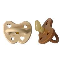 Hevea Orthodontic Teat 3-36 months - Clay Earth - 2 stk.