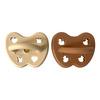 Hevea Orthodontic Teat 3-36 måneder - Clay Earth - 2 stk.