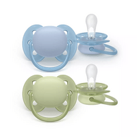 Philips Avent Smokk Ultra Soft 0-6 m - blå, grønn - 2 stk.