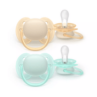 Philips Avent Smokk Ultra Soft 0-6 m - gul, turkis - 2 stk.