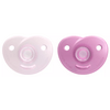Philips Avent Soothie 0-6 m - rosa, lilla - 2 stk.