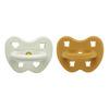 Hevea Round Teat 3-36 Months - Arctic amber - 2 stk.