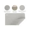 Hevea Bath Mat Wave Square - Granite - 1 stk.