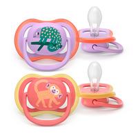 Philips Avent Smokk Ultra Air 18 m+ - lilla, rød - 2 stk.