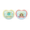 Philips Avent Ultra Air Nighttime Soother 0-6 m - grønn, blå - 2 stk.