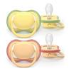 Philips Avent Smokk Ultra Air 0-6 m - gul, oransje - 2 stk.
