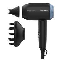 TAURUS Hårføner 1400W Studio Glow 1500 Sammenleggbar Svart - 1 stk.