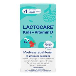 Lactocare Kids + D - 30 tyggetabl. 2