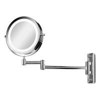 Gillian Jones Dobbeltsidig LED Veggspeil m. X10 forstørrelse - Chrom - 1 stk.