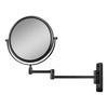 Gillian Jones Dobbeltsidig Veggspeil m. X10 forstørrelse - Matt svart - 1 stk.