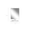 Gillian Jones Hollywoodspeil m. Touch, LED lys og USB-C - Hvit - 1 stk.