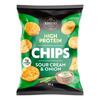 Nordthy Linsechips med høyt proteininnhold Sour Cream & Onion - 50 g.