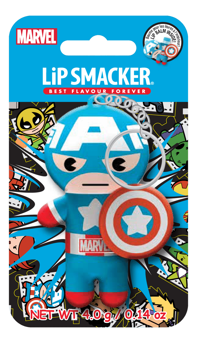 Smacter Kjøp Lip Smacker Captain America leppepomade blåbær hos Med24.no