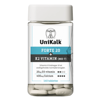 UniKalk Forte K2, 400 mg - 140 tabl.