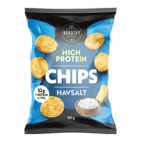Nordthy Linse Chips High Protein Havsalt - 50 g.