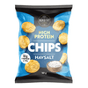 Nordthy Linsechips med høyt proteininnhold og havsalt - 50 g.