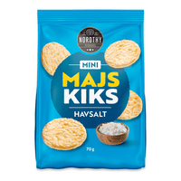 Nordthy Mini Maiskjeks Havsalt  - 70 g.