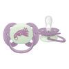 Philips Avent Pacifier ultra soft Nighttime - oransje, blå, lilla og grønn - 4 stk.