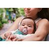 Philips Avent Pacifier ultra soft Nighttime - oransje, blå, lilla og grønn - 4 stk.