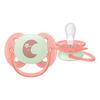 Philips Avent Pacifier ultra soft Nighttime - turkis, grønn, rød og gul - 4 stk.