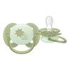 Philips Avent Pacifier ultra soft Nighttime - turkis, grønn, rød og gul - 4 stk.