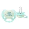 Philips Avent Pacifier ultra soft Nighttime - turkis, grønn, rød og gul - 4 stk.