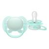 Philips Avent Pacifier ultra soft dag og natt - turkis, grønn, rød og gul - 4 stk.