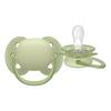 Philips Avent Pacifier ultra soft dag og natt - turkis, grønn, rød og gul - 4 stk.