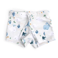 Filibabba Badeshorts 3-4 år Orla - Christian's Whale Tales - 1 stk.