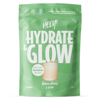 Heey! Hydrate & Glow Electrolytes + Coll-egan® - Green Apple & Kiwi - 240 g.