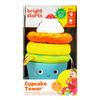 Bright Starts Cupcake Tower Stableleketøy med bitering - 1 stk.