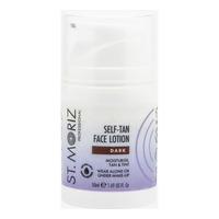St Moriz Professional Self-Tan Face Lotion - Dark - 50 ml.