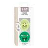 BIBS Colour Anatomical Latex Str. 1 Matcha/Cactus - 2 stk.