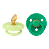 BIBS Colour Anatomical Latex Str. 1 Matcha/Cactus - 2 stk.