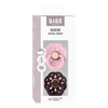 BIBS Boheme Latex størrelse 1 Baby Pink/Plum - 2 stk.